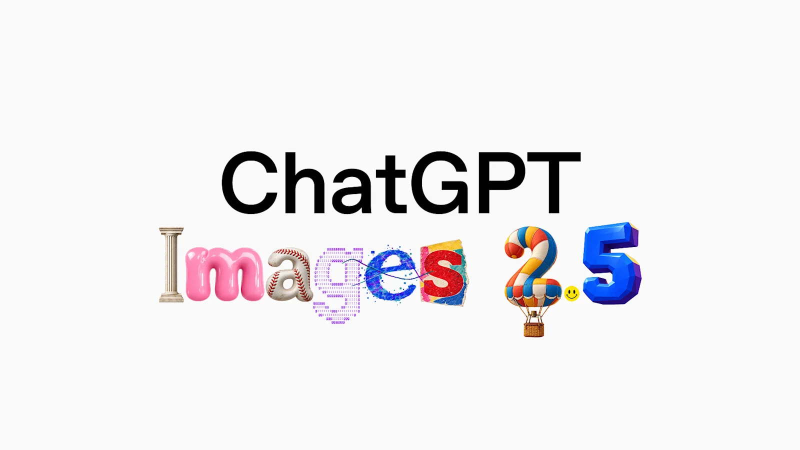 Promotiebeeld van ChatGPT Images 2.5, het beeldmodel in ChatGPT