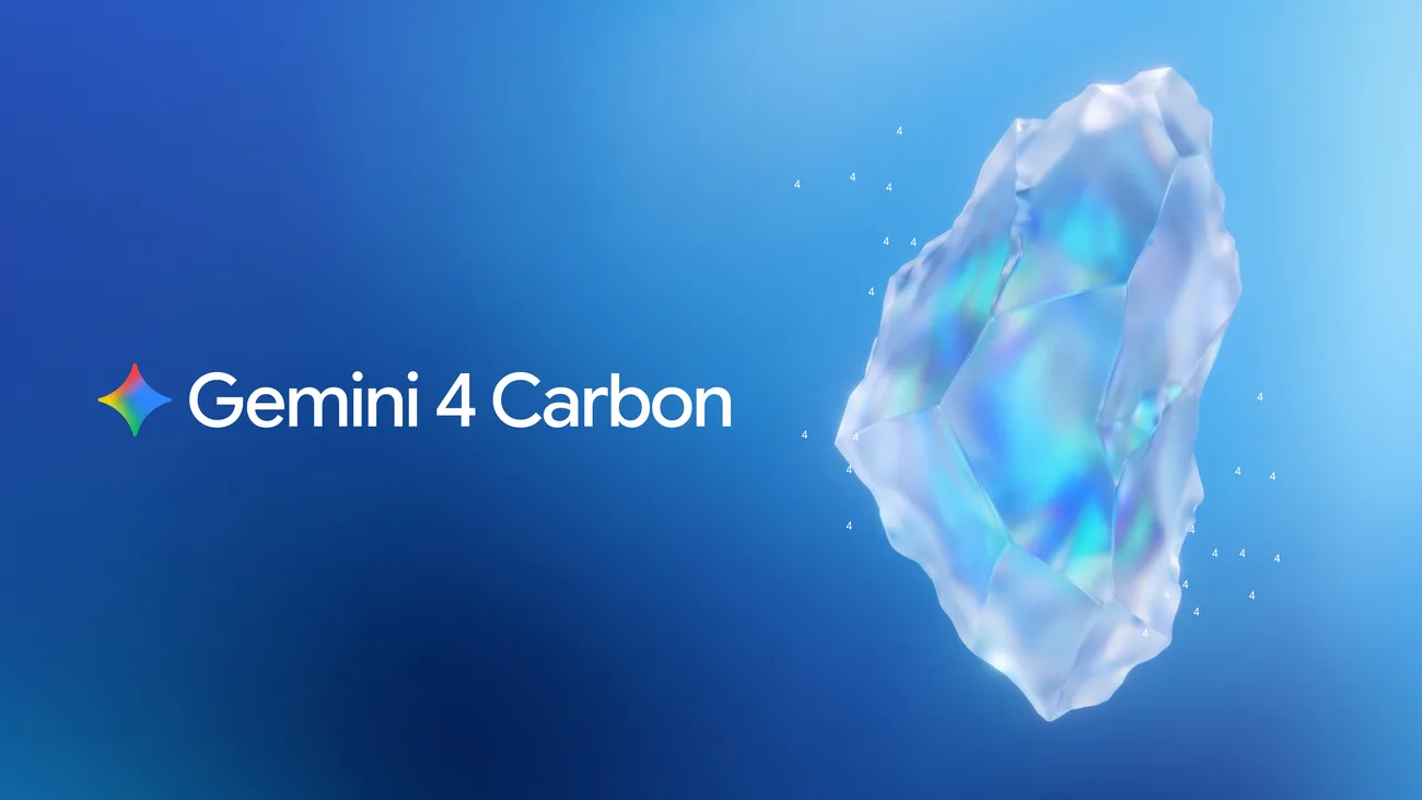 Sleutelbeeld van Gemini 4 Carbon uit de aankondiging van Google