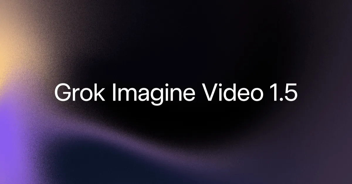 Beeld van xAI bij Grok Imagine Video 1.5, het videomodel van Grok Imagine