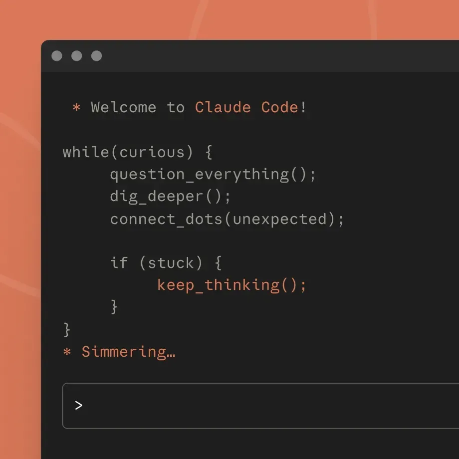 Claude Code draait in een terminal