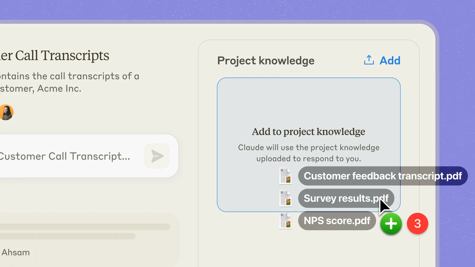 Documenten uploaden als projectkennis in Claude.ai